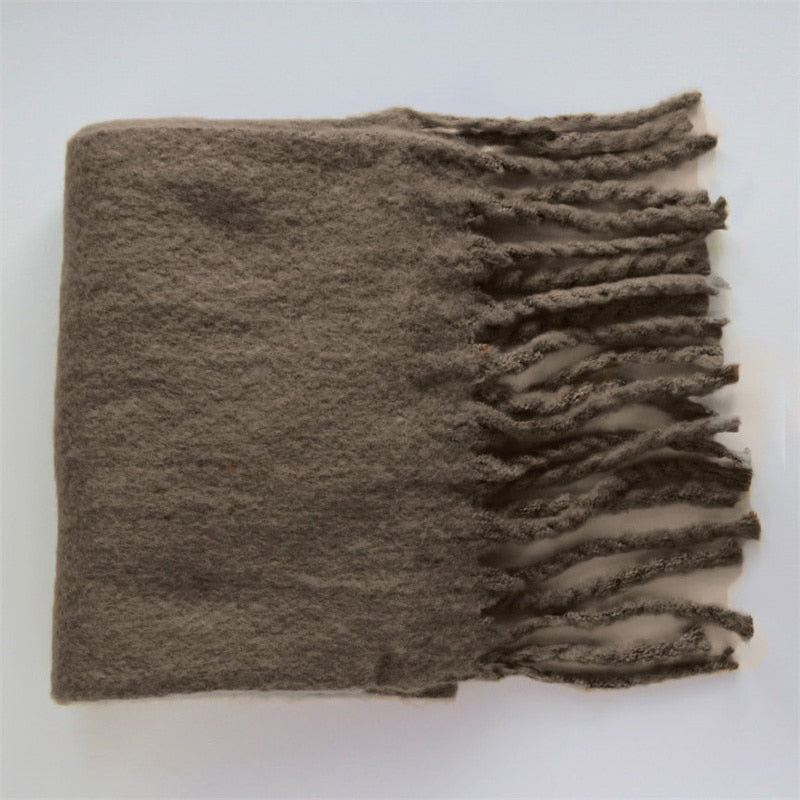 XXL Damen Winterschal Viskose Stola Schlauchschal  Halstuch Strickschal Loop NEU