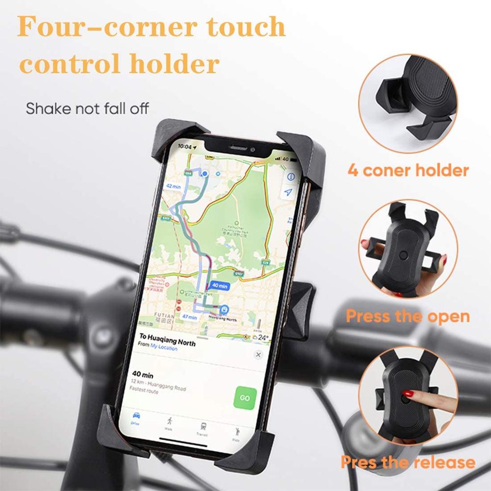 Untoom Fahrrad Handy Halterung Motorrad Lenker Roller Smartphone Halter 360°