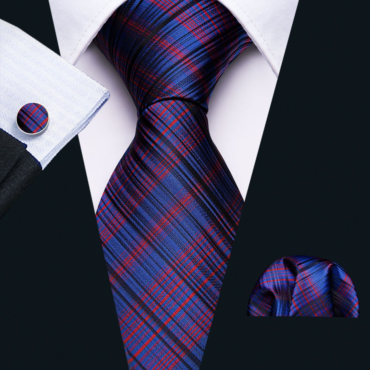 Fashion Seide Krawatte Lila Herren Hochzeit Konfirmation Männer Business