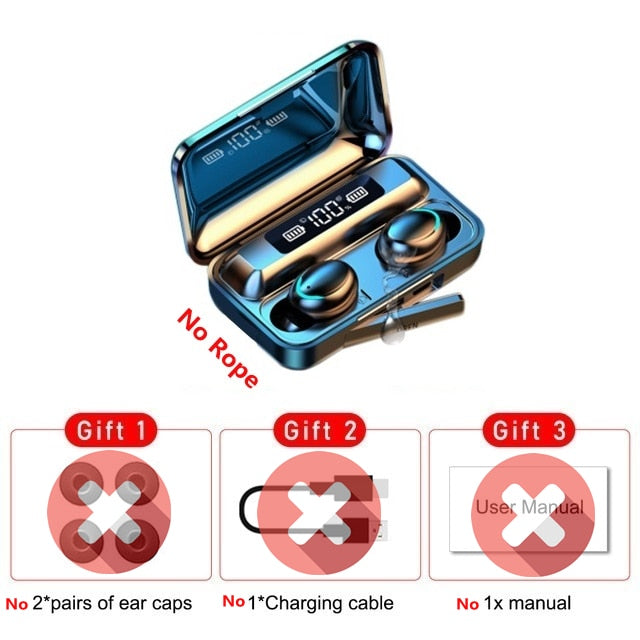 Bluetooth 5,2 Kopfhörer Mini Gaming Headset Stereo Ohrhörer EarBuds mit Mikro