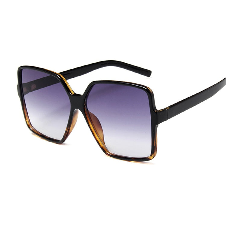 Designer Sonnenbrille Damen Herren Quadratische Übergröße Gläser Vintage UV400