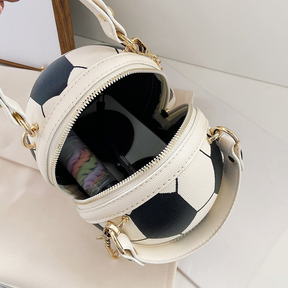 Damen Handtasche Schultertasche Fashion Umhängetasche Basketball