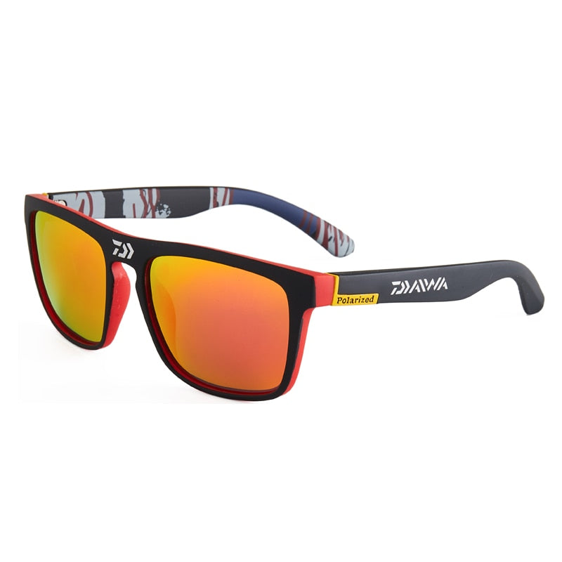 DAIWA Herren HD Polarisiert Sonnenbrille 100% UV400 -Polycarbonat Pilotenbrille