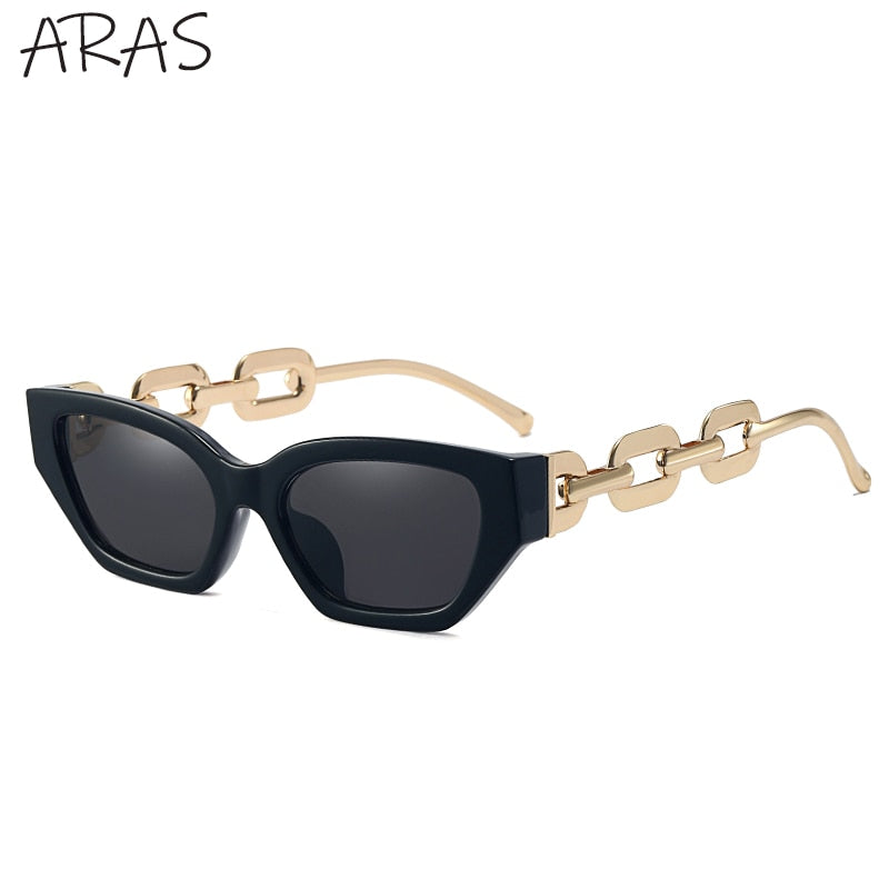 Damen Cat Eye Marke Sonnenbrille Verspiegelt Luxusmarke UV400