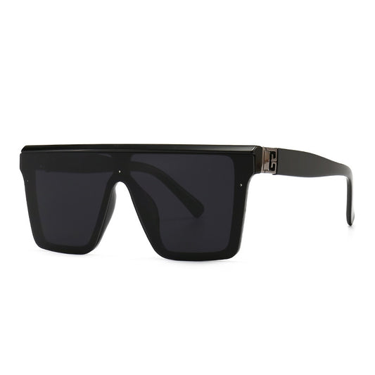 Damen Designer Sonnenbrille Herren Quadratische Übergröße Gläser Vintage UV400