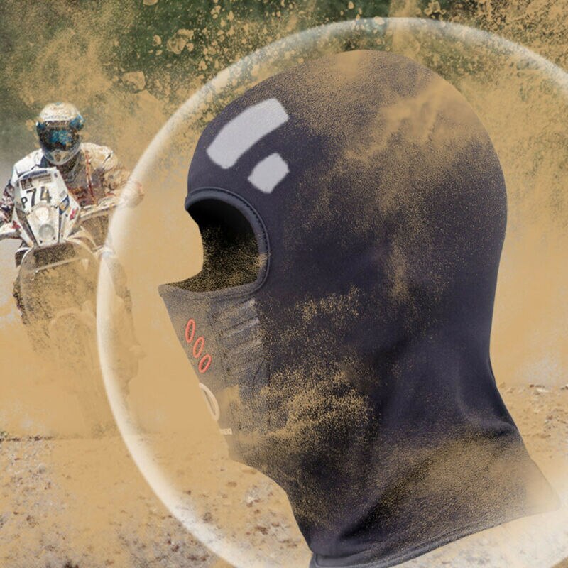 Warme Fleece Motorrad Gesichtsmaske Radsport Ski Mütze Sturmhaube Wasserdicht Winddicht