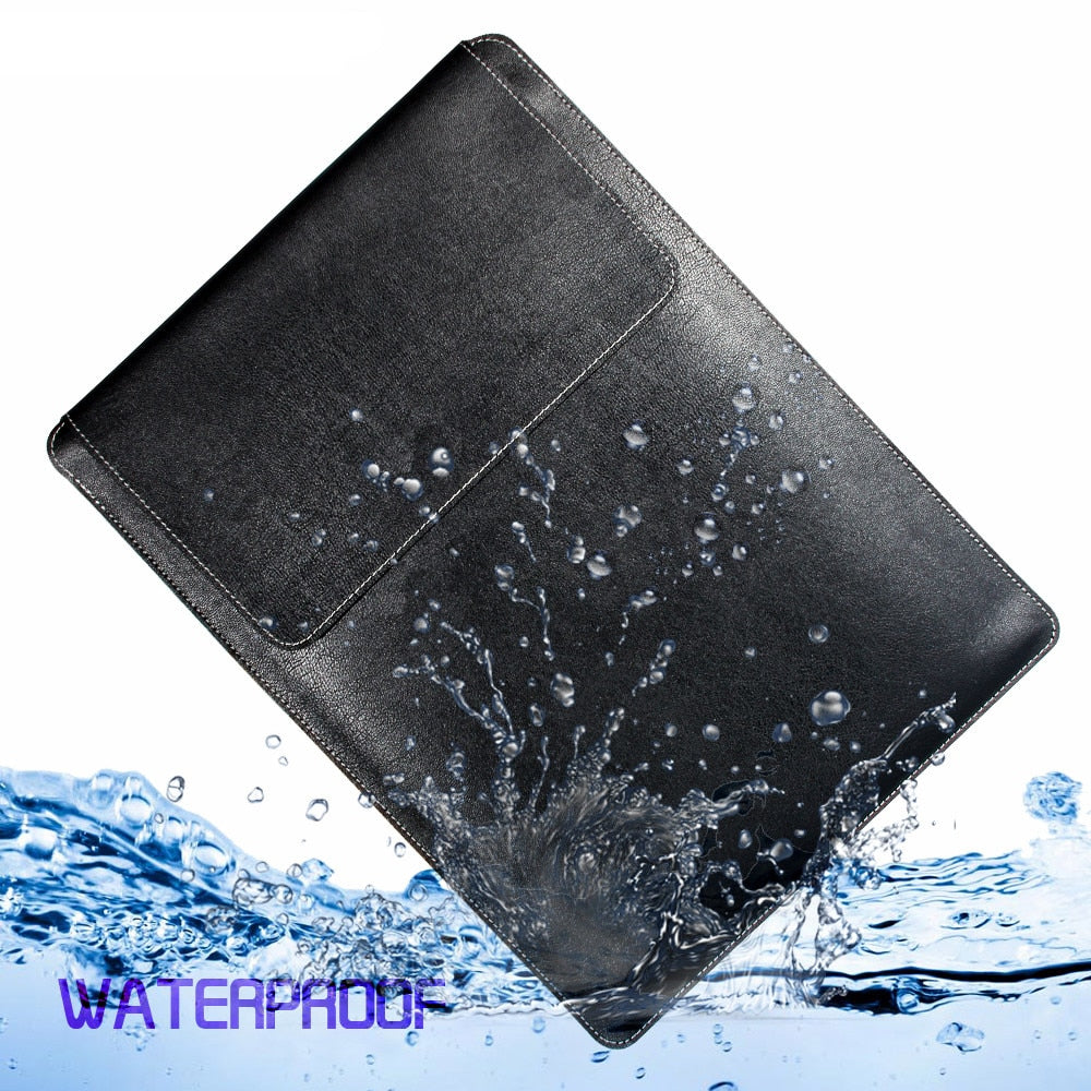 Leder Laptop Tasche Sleeve Hülle Case Cover für Macbook Air Pro 13.3 14 15 Zoll