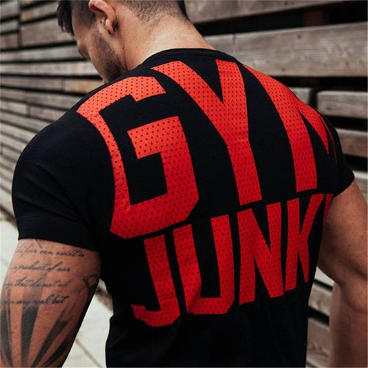 GYM Shirt Sport T-Shirt Men Herren Fitness Sportswear Unisex Streetwear