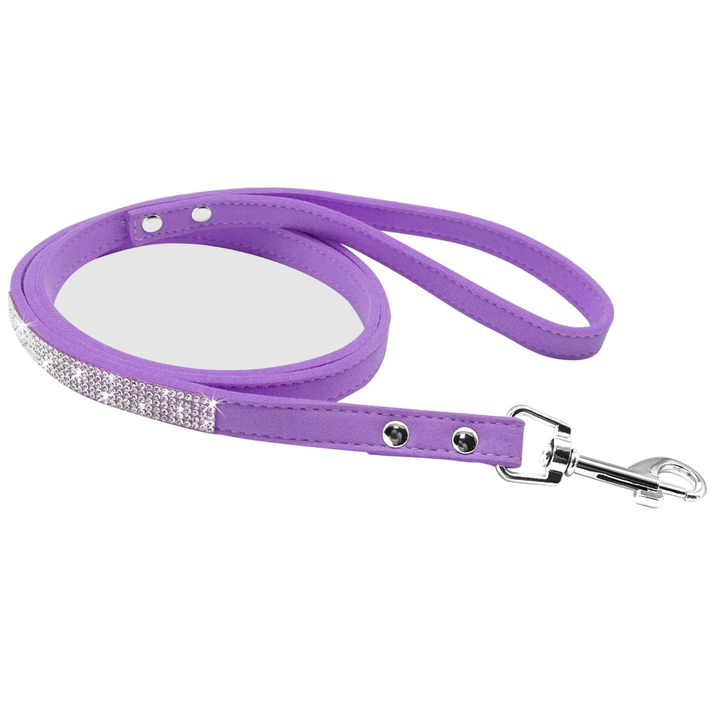 Hundehalsband Strass Silber Mops Halsband S M L Hunde Chihuahua Pink