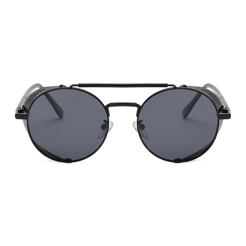 Designer Sonnenbrille Polarisierte Retro Damen Herren Metall Runde Gläser UV400