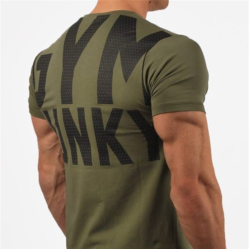 GYM Shirt Sport T-Shirt Men Herren Fitness Sportswear Unisex Streetwear