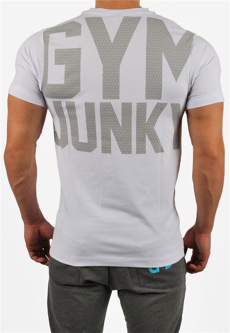 GYM Shirt Sport T-Shirt Men Herren Fitness Sportswear Unisex Streetwear