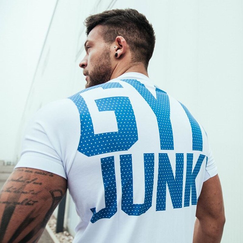 GYM Shirt Sport T-Shirt Men Herren Fitness Sportswear Unisex Streetwear