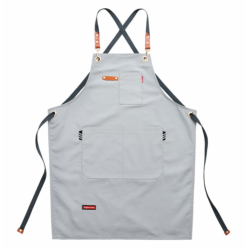 Chef Schürze Kochschürze Kellner Bistroschürze Küchenschürze Grillschürze Latzschürze