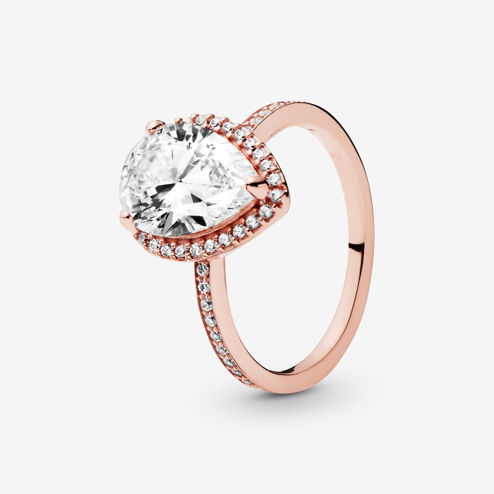 Massiv Sterling Silber 925 Ring filigran Fashion Damenring mit 3A Zirkonia