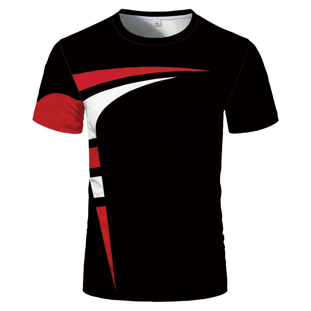 Herren Fashion Trendy 3D T-Shirt Rundhals Unisex Sommer Streetwear