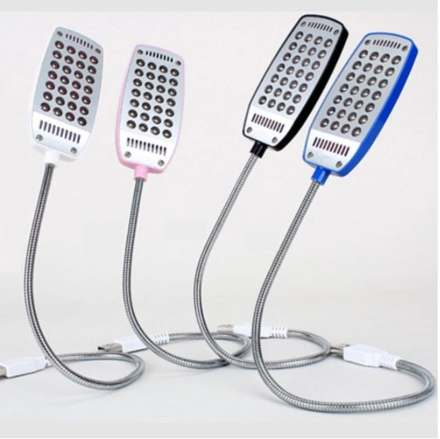 USB Flexible LED Nachtlampe Laptop Notebook Leselampe Power Bank Camping