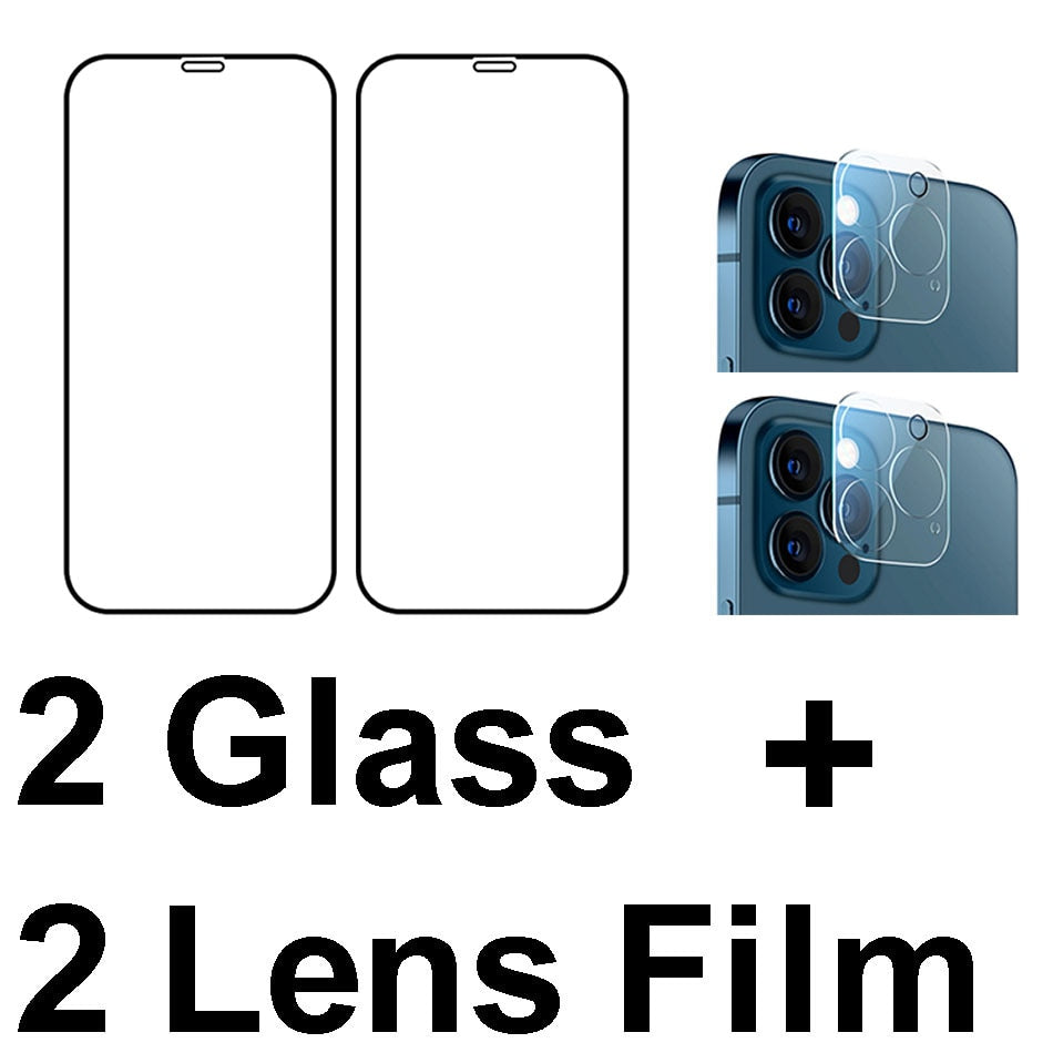 Panzerfolie Glas Schutz Folie Passend Zu iPhone 13 12 11 XR X S Pro Max MiniTempered Glass For iphone 13 Pro Max iphone 13 mini