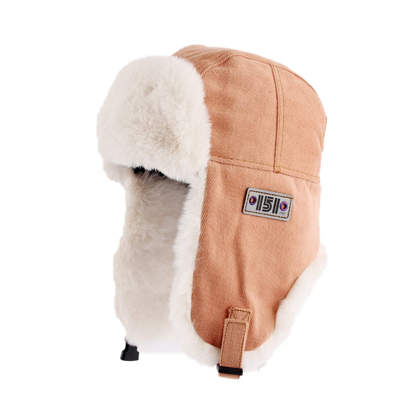Fliegermütze Wintermütze Fellmütze Schapka Uschanka Pilotenmütze Mütze