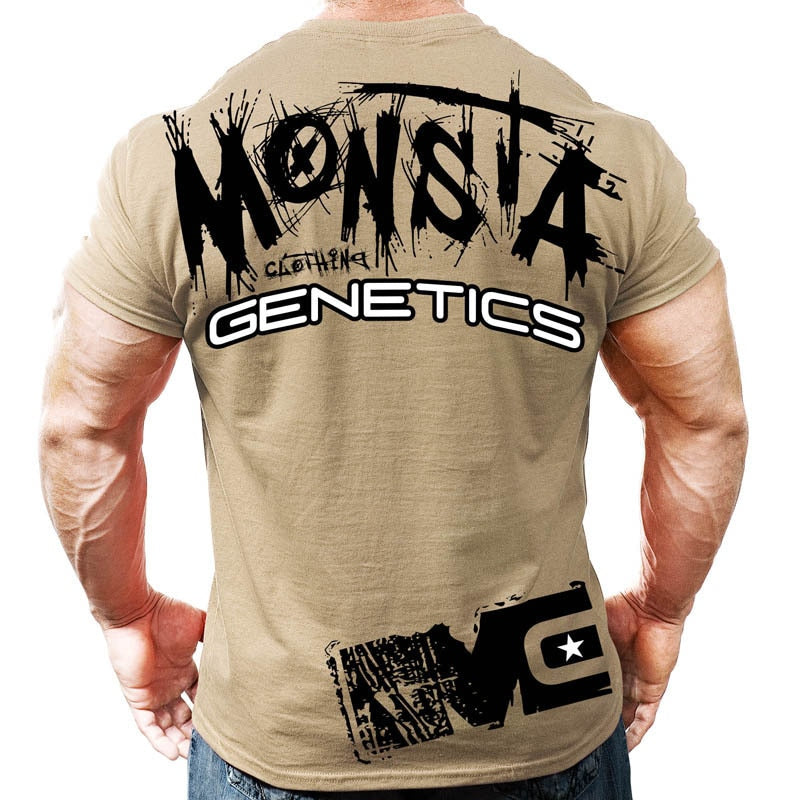 GYM Shirt Sport T-Shirt Men Herren Fitness Sportswear Unisex Streetwear