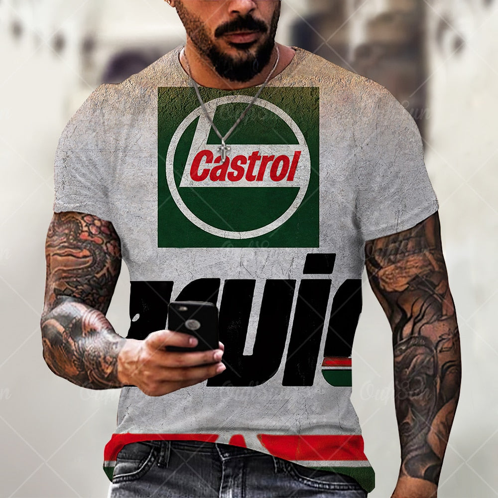 Herren Corona Extra 3D T-Shirt Rundhals Unisex Sommer Streetwear