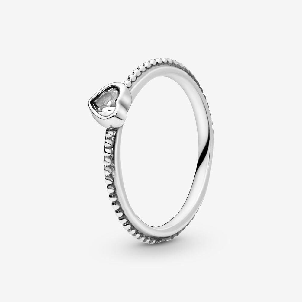 Massiv Sterling Silber 925 Ring filigran Fashion Damenring mit 3A Zirkonia