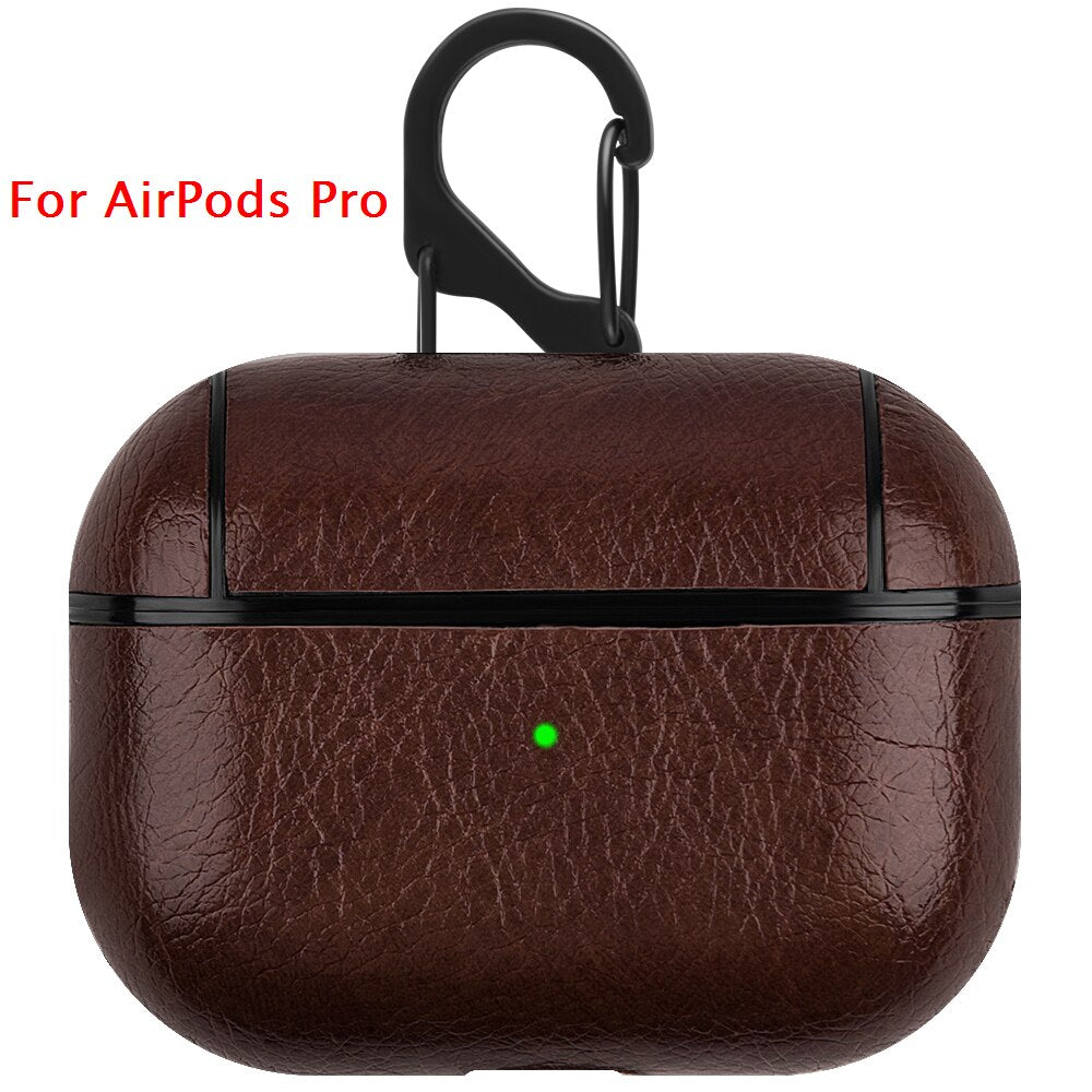 PU-Leder Schutzhülle Apple AirPods 3 Pro Hülle Case Headphones Cover Kopfhörer Kingxbar