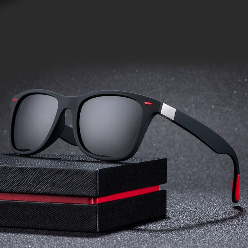 Fashion Männer HD Polarisiert Sonnenbrille 100% UV400 Polycarbonat Pilotenbrille