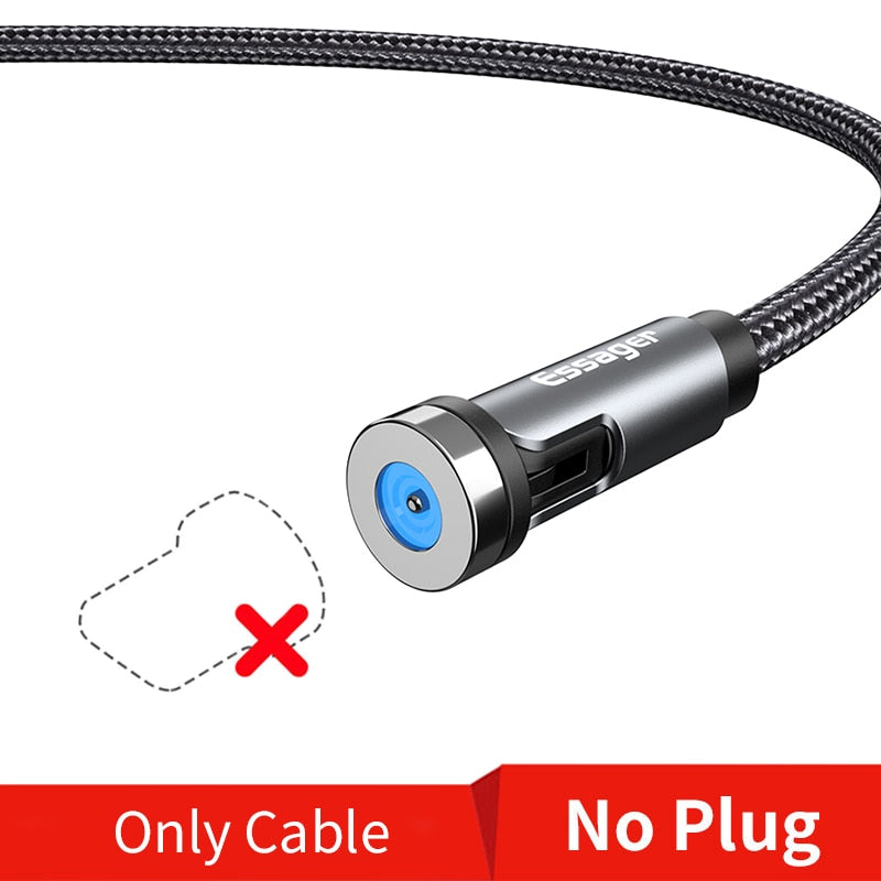 Ladekabel Samsung Handy USB C Typ-C Micro iPhone Huawei Xiaomi Magnet LED Magnetstecker