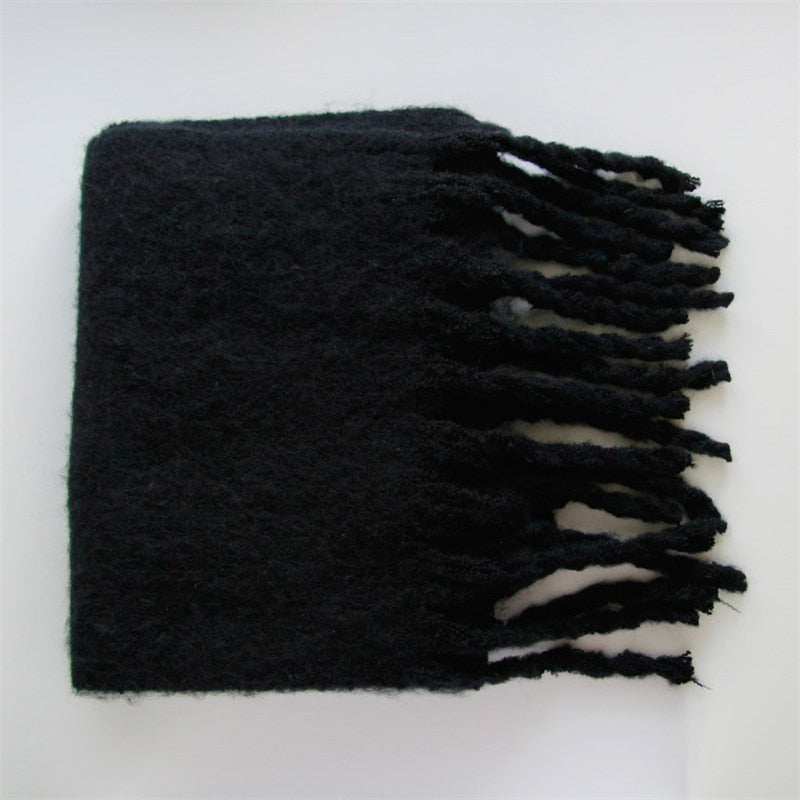XXL Damen Winterschal Viskose Stola Schlauchschal  Halstuch Strickschal Loop NEU