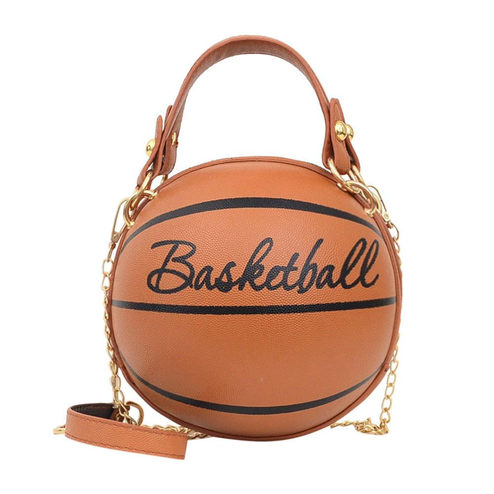 Damen Handtasche Schultertasche Fashion Umhängetasche Basketball