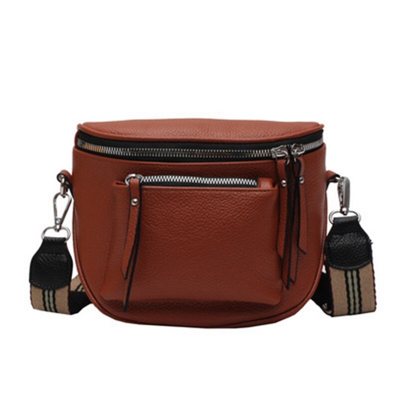 CROSSOVER BAUCHTASCHE HÜFTTASCHE UMHÄNGETASCHE BODYBAG PU Leder NEU