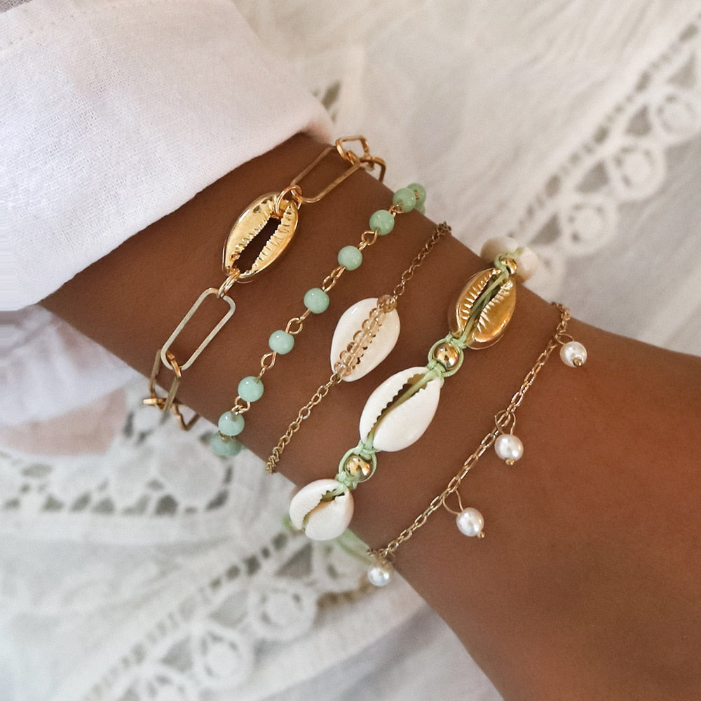 SET Armband Damen  Freundschaftsarmband Yoga Bettelarmbänder Makramee