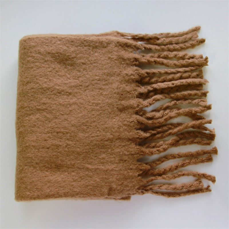 XXL Damen Winterschal Viskose Stola Schlauchschal  Halstuch Strickschal Loop NEU