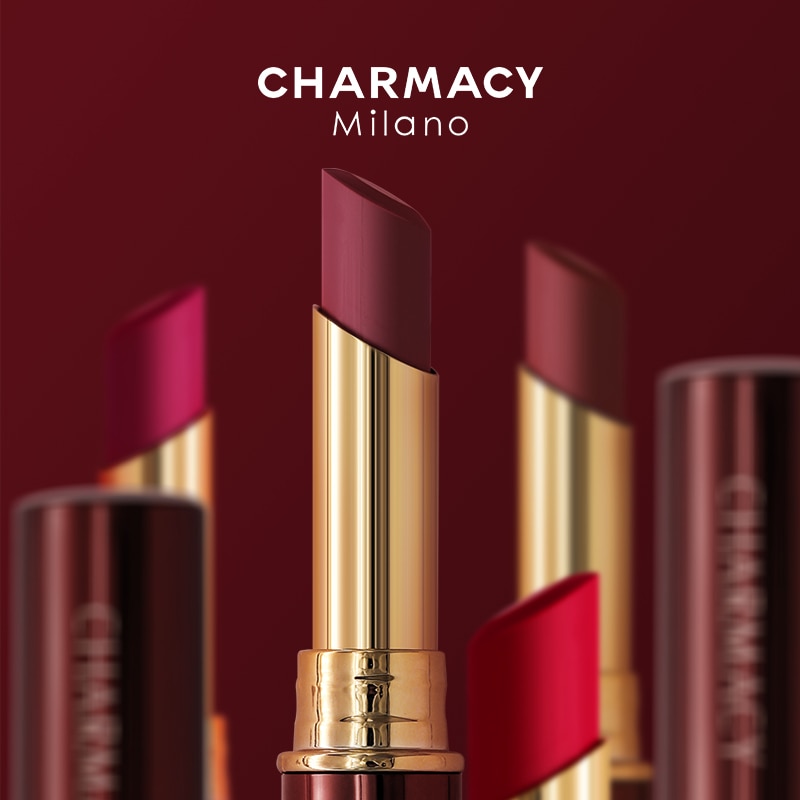 CHARMACY Mailand 16 Farben Samt Matt Lippenstift Wasserfest Stick Neuer Trend Makeup