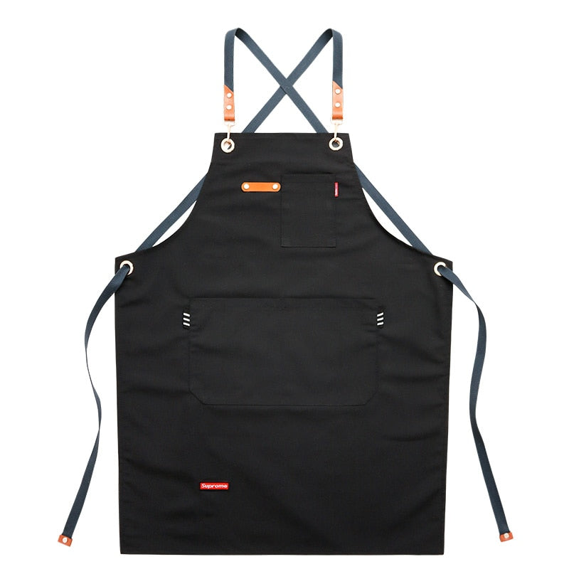 Chef Schürze Kochschürze Kellner Bistroschürze Küchenschürze Grillschürze Latzschürze