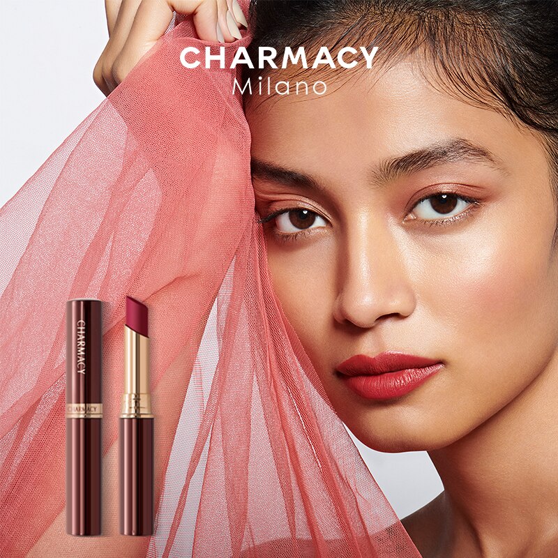 CHARMACY Mailand 16 Farben Samt Matt Lippenstift Wasserfest Stick Neuer Trend Makeup