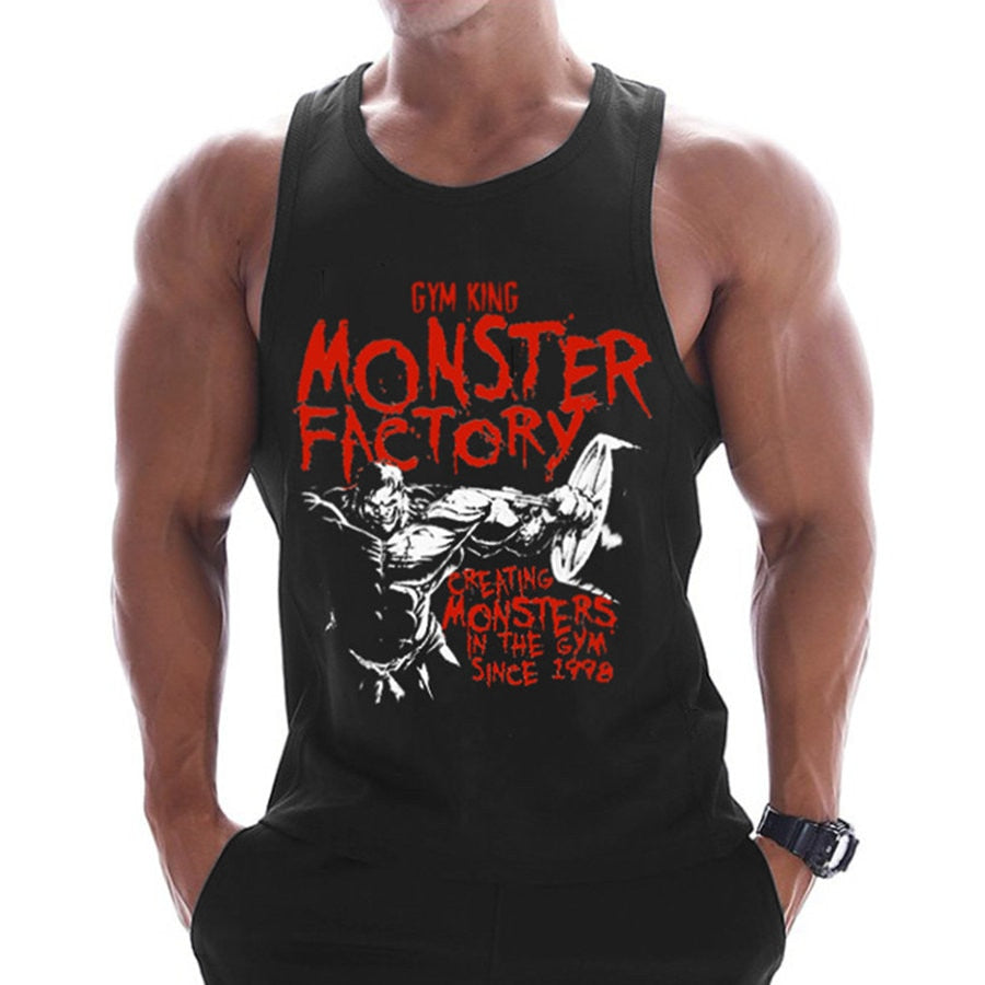 Tanktop T-Shirt Muskelshirt Achselshirt Sport Basic Unifarben Herren