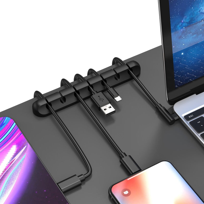 Kabelhalter Kabel organizer Kabelführung selbstklebend 3M Schreibtisch Clip