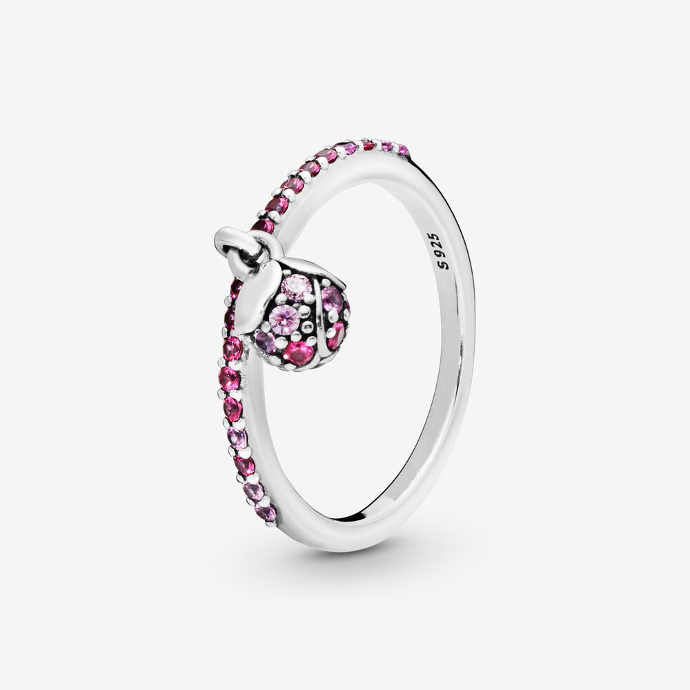 Massiv Sterling Silber 925 Ring filigran Fashion Damenring mit 3A Zirkonia
