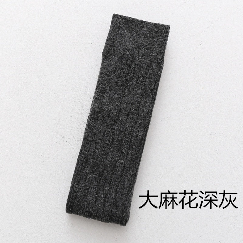 Damen Lange Socken Beinwärmer Stulpen Beinlinge Häkeln Kniestrümpfe Overknees