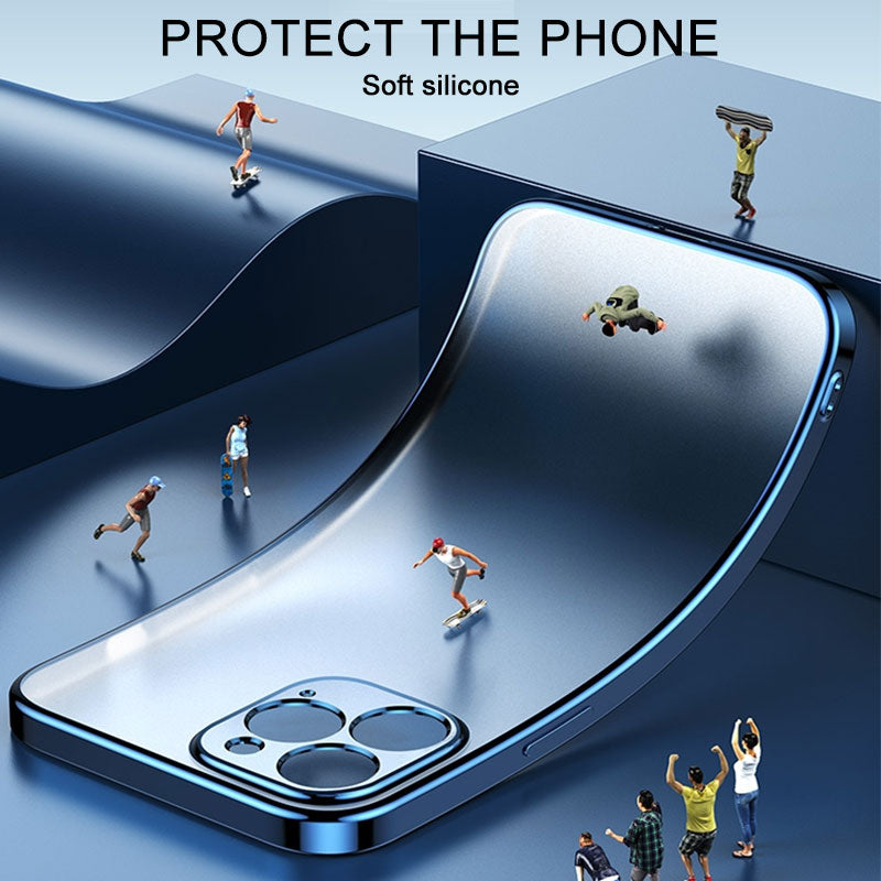 Klare Hülle IPhone 11 12 Pro Max Handy Case Tasche Cove Schutzhülle Silikon