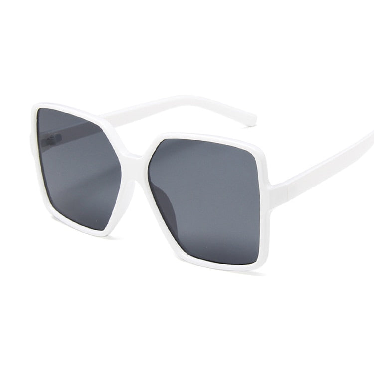 Designer Sonnenbrille Damen Herren Quadratische Übergröße Gläser Vintage UV400