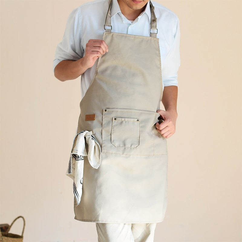 Chef Schürze Kochschürze Kellner Bistroschürze Küchenschürze Grillschürze Latzschürze