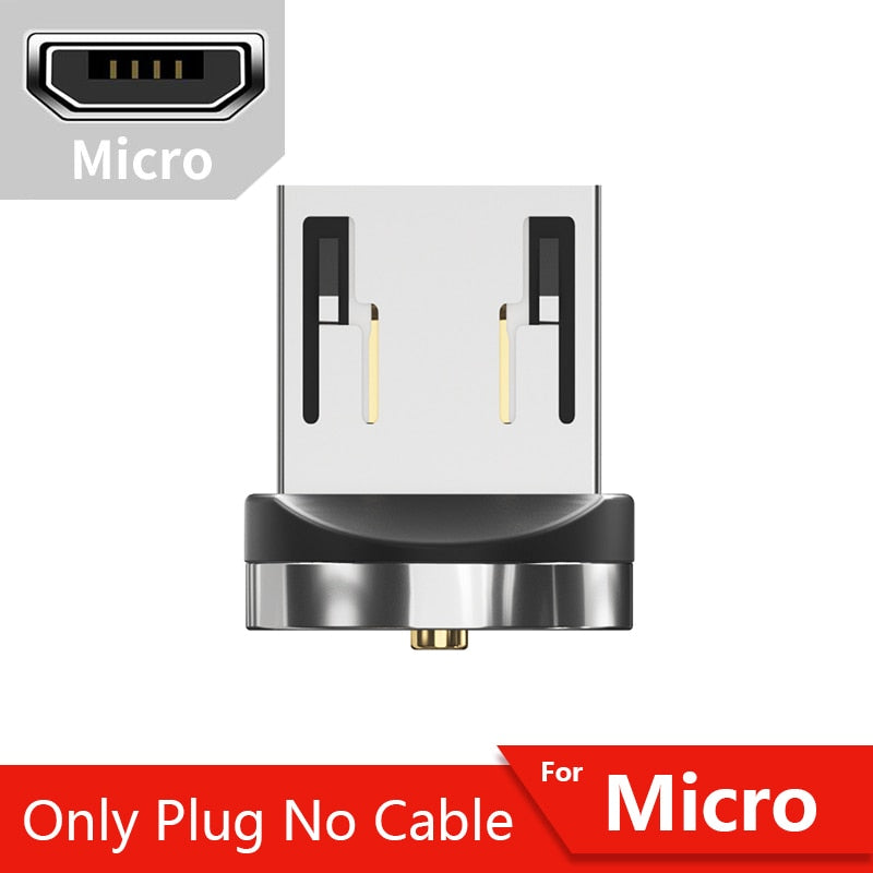 Ladekabel Samsung Handy USB C Typ-C Micro iPhone Huawei Xiaomi Magnet LED Magnetstecker