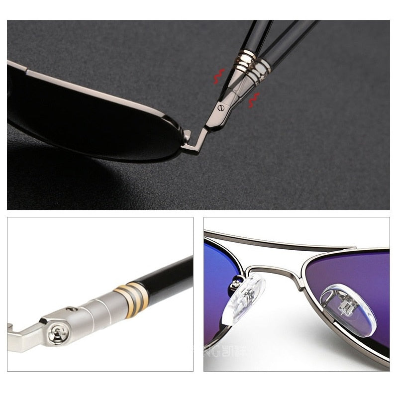 Pilotbrille Sonnenbrille Verspiegelt Fliegerbrille Brille Herren Damen UV400