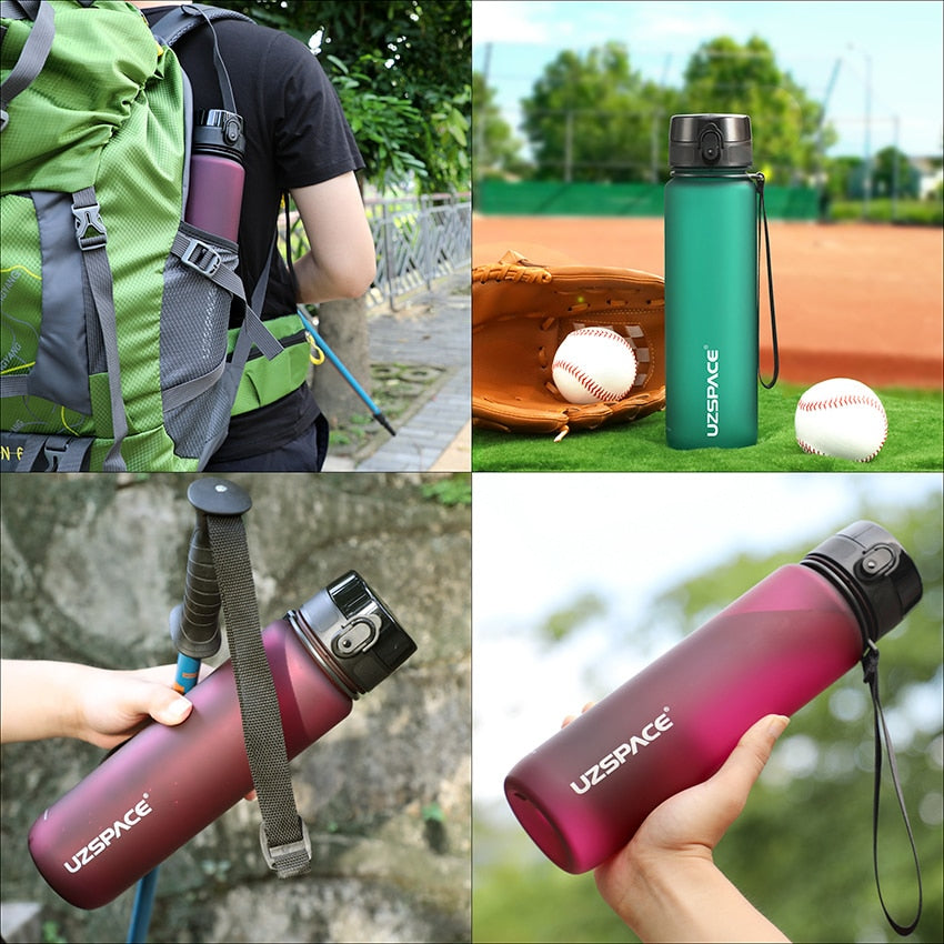500/800/1000ml Trinkflasche Sportflasche Wasserflasche Getränkeflasche BPA-frei Tritanflasche