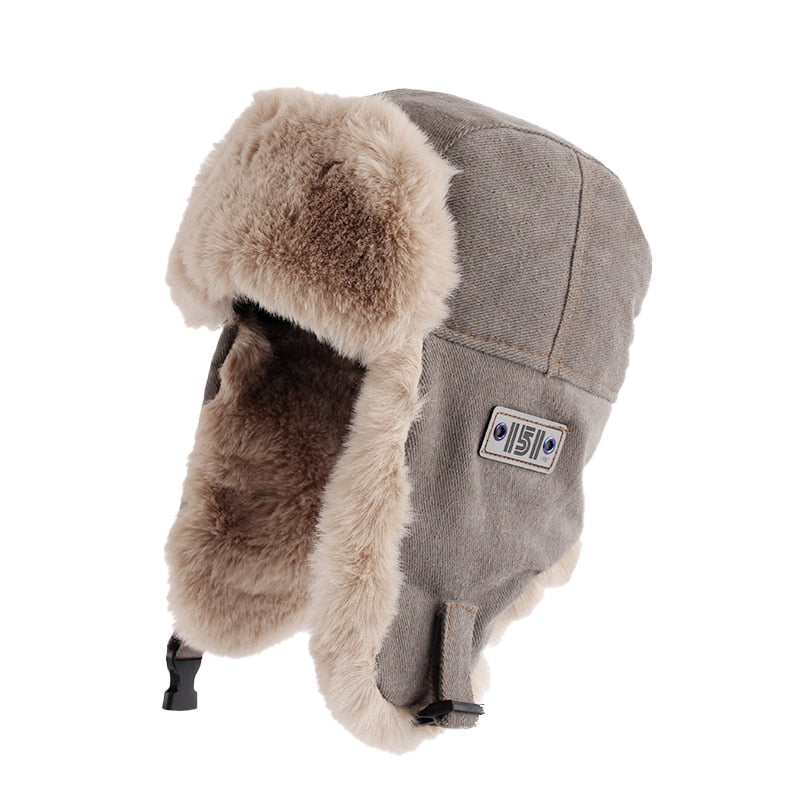 Fliegermütze Wintermütze Fellmütze Schapka Uschanka Pilotenmütze Mütze