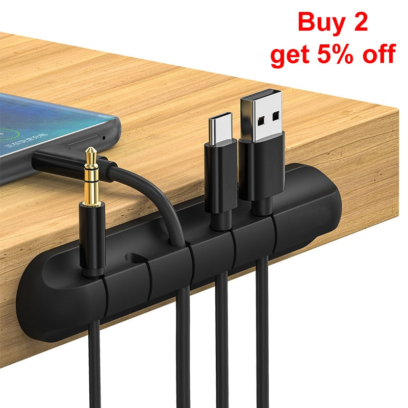 Kabelhalter Kabel organizer Kabelführung selbstklebend 3M Schreibtisch Clip
