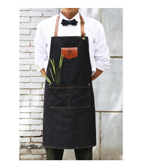 Chef Schürze Kochschürze Kellner Bistroschürze Küchenschürze Grillschürze Latzschürze
